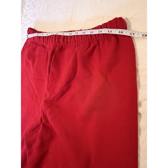 Red LIFEGUARD Sweatpants XL Jerzees NuBlend Fleece Joggers Unisex - Picture 4 of 6